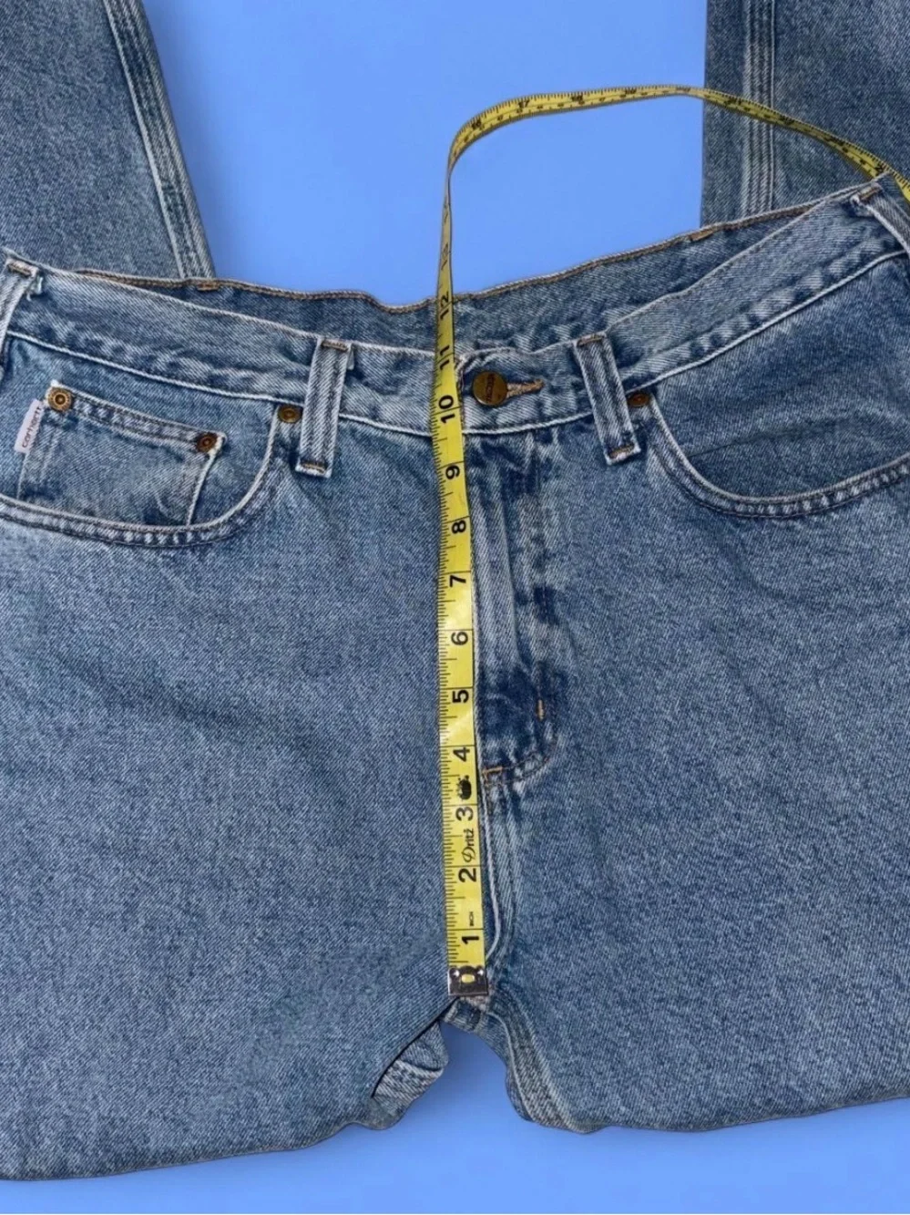 Carhartt Men's Relaxed Straight-Leg Jeans in Dark Blue